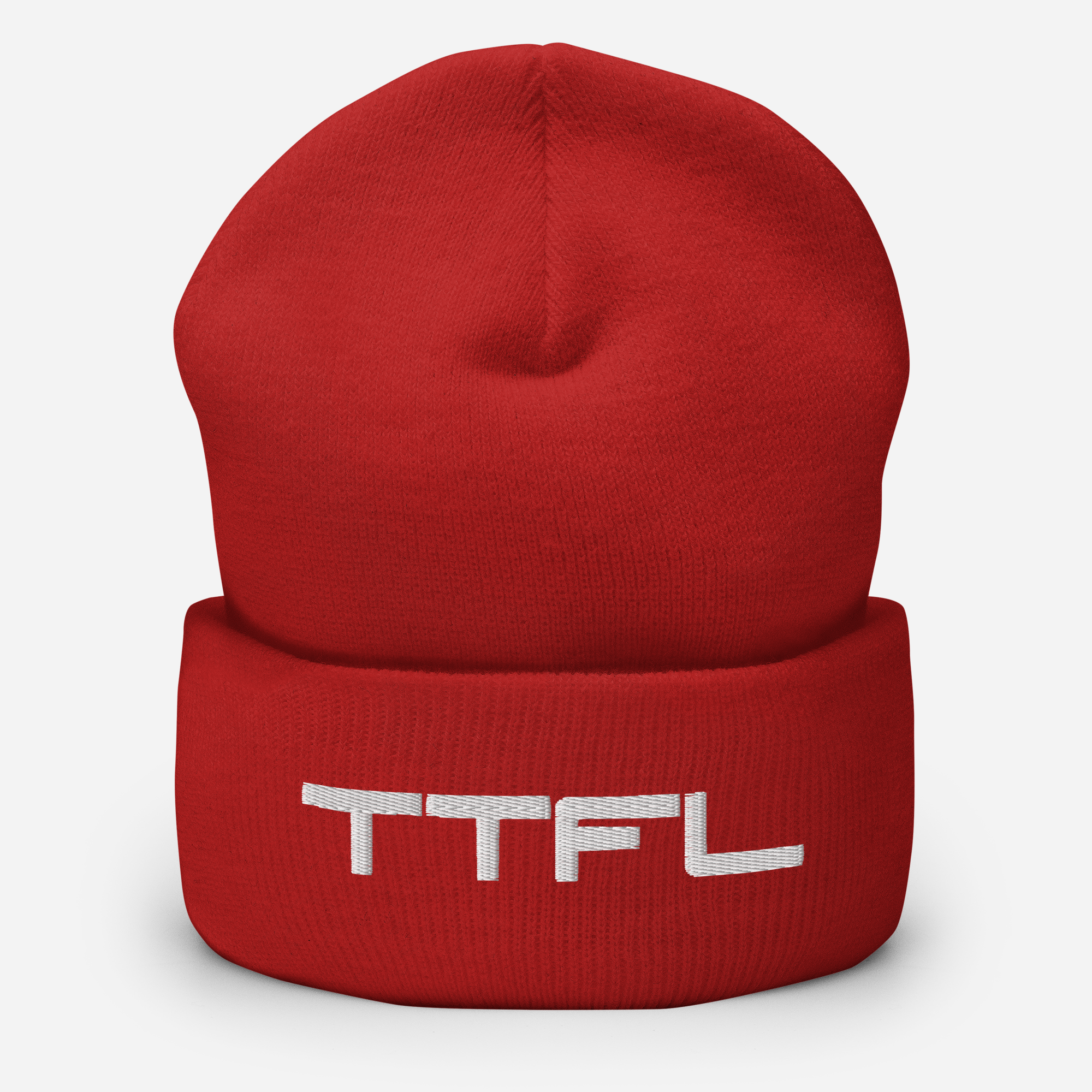 TTFL Speed Beanie Embroidered - White